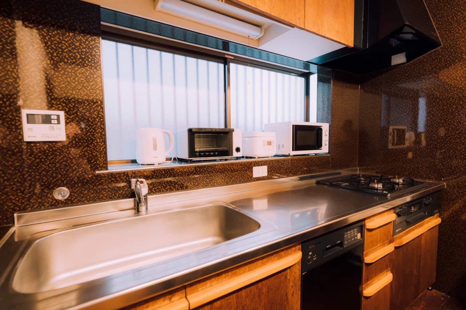 Shinobi House — Compact, functional kitchen
